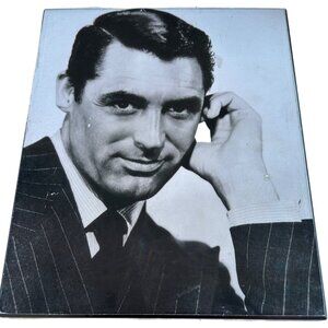 Cary Grant Movie Actor Black & White Wall Hanging Decor Celebrity Print 11.5"
